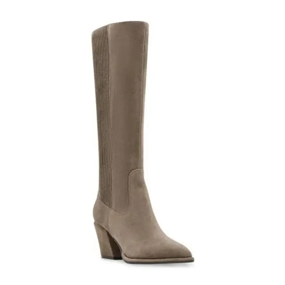 BLONDO Elisha Waterproof Tall Boot In Taupe Suede NWOT SIZE 7